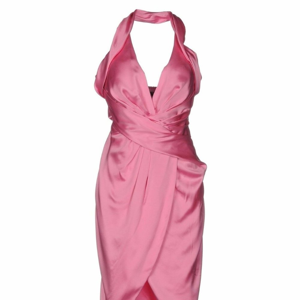 SOLD! SS16 MOSCHINO COUTURE Jeremy Scott Pink Barbie Cocktail Dress Gown
